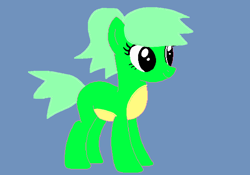 Size: 1075x751 | Tagged: safe, artist:disneyponyfan, artist:selenaede, imported from derpibooru, earth pony, iguana, pony, base used, dora the explorer, female, g4, gray background, iguana pony, isa (dora the explorer), mare, ponified, simple background, smiling, solo