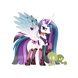 Size: 360x360 | Tagged: safe, imported from derpibooru, princess celestia, pony, clothes, edgy, gameloft, makeup, simple background, socks, solo, transparent background