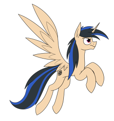 Size: 2496x2664 | Tagged: safe, artist:moonatik, imported from derpibooru, oc, oc only, alicorn, pony, alicorn oc, commission, flying, horn, male, raised hoof, simple background, solo, stallion, transparent background, wings