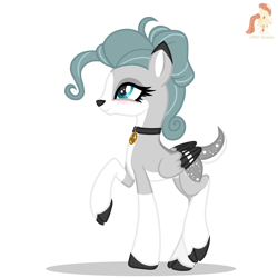 Size: 2500x2500 | Tagged: safe, artist:r4hucksake, imported from derpibooru, oc, oc only, oc:freya karisdóttir, deer, deer pony, original species, peryton, female, simple background, solo, transparent background