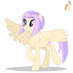 Size: 3500x3500 | Tagged: safe, artist:r4hucksake, imported from derpibooru, oc, oc only, oc:periwinkle cloudburst, pegasus, pony, female, mare, partially open wings, simple background, solo, transparent background, wings