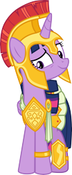 Size: 3000x7209 | Tagged: safe, artist:cloudy glow, imported from derpibooru, twilight sparkle, alicorn, scare master, armor, athena sparkle, clothes, costume, nightmare night costume, simple background, solo, transparent background, twilight sparkle (alicorn), vector