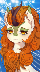 Size: 2320x4170 | Tagged: safe, artist:jijizi, imported from derpibooru, autumn blaze, kirin, equestria at war mod, female