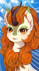 Size: 2320x4170 | Tagged: safe, artist:jijizi, imported from derpibooru, autumn blaze, kirin, equestria at war mod, female