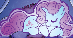 Size: 1183x613 | Tagged: safe, idw, imported from derpibooru, pony, unicorn, fiendship is magic, spoiler:comic, spoiler:comicfiendshipismagic4, eyes closed, female, mare, unnamed character, unnamed pony