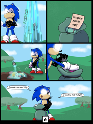 Size: 6000x8000 | Tagged: safe, artist:chedx, imported from derpibooru, comic:learning with pibby glitch battles, blossom (powerpuff girls), comic, commission, community related, corrupted, crossover, fanfic, fanfic art, mlp related, multiverse, sonic the hedgehog, sonic the hedgehog (series), the powerpuff girls