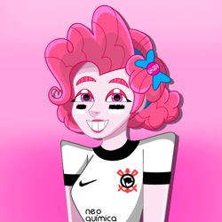 Size: 1000x1000 | Tagged: safe, imported from derpibooru, pinkie pie, equestria girls, corinthians, solo