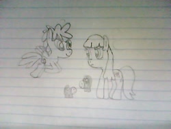 Size: 640x480 | Tagged: safe, artist:arts48, imported from derpibooru, earth pony, pegasus, pony, bellina, bello, dodos (jelly jamm), dreamworks face, female, flying, frown, g4, grayscale, jelly jamm, lined paper, male, mare, mina (jelly jamm), monochrome, ponified, rule 85, scrapbook, shipping, smiling, solo, stallion, straight, traditional art, varying degrees of amusement