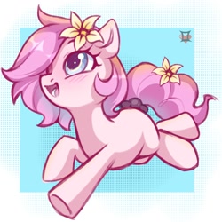 Size: 2000x2000 | Tagged: safe, artist:lemondoods, oc:kayla, pony, female, filly, happy, mare