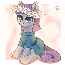 Size: 2000x2000 | Tagged: safe, artist:lemondoods, maud pie, pony, female, happy, mare