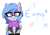 Size: 2000x1400 | Tagged: safe, artist:thebatfang, oc, oc only, oc:lucky roll, bat pony, pony, :3, bat pony oc, bat wings, bowtie, e=mc^2, fangs, female, food, fruit, glasses, mango, mare, nerd, simple background, smug, solo, white background, wings