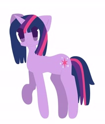 Size: 5500x6496 | Tagged: safe, artist:letsloveallan, imported from derpibooru, twilight sparkle, pony, unicorn, purple, solo