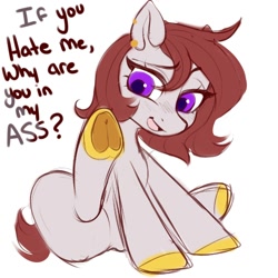 Size: 2000x2000 | Tagged: safe, artist:lemondoods, oc, oc only, pony, dirty talk, female, mare