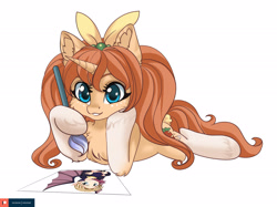 Size: 2285x1708 | Tagged: safe, artist:lifejoyart, oc, oc only, pony, drawing, female, looking at you, mare