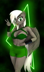 Size: 2508x4080 | Tagged: safe, artist:dawnyr, oc, oc only, anthro, 3d, breasts, clothes, female