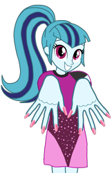 Size: 3759x5793 | Tagged: safe, artist:chrismc373, imported from derpibooru, sonata dusk, equestria girls, nail polish, simple background, solo, transparent background