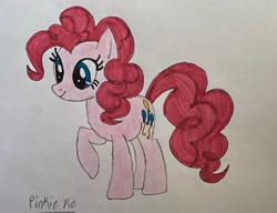 Size: 2034x1563 | Tagged: safe, artist:kaelynturtle350, imported from derpibooru, pinkie pie, earth pony, colored sketch, drawing, female, sketch, solo