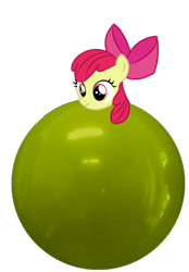 Size: 1213x1743 | Tagged: safe, artist:marybethemberjoy49-1, imported from derpibooru, apple bloom, earth pony, 1000 years in photoshop, balloon, female, g4, simple background, solo, transparent background