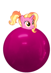 Size: 746x1072 | Tagged: safe, artist:marybethemberjoy49-1, imported from derpibooru, luster dawn, unicorn, 1000 years in photoshop, balloon, female, g4, simple background, solo, transparent background