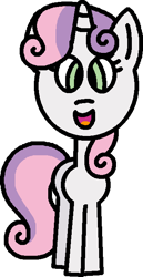 Size: 343x663 | Tagged: safe, artist:kookycookiemonster66, imported from derpibooru, sweetie belle, pony, unicorn, cute, diasweetes, female, filly, foal, g4, happy, open mouth, open smile, simple background, smiling, solo, transparent background