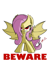 Size: 4000x6000 | Tagged: safe, artist:25ultragamer, imported from derpibooru, fluttershy, bat pony, bat ponified, flutterbat, race swap, simple background, solo, transparent background