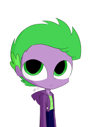 Size: 5000x7000 | Tagged: safe, artist:25ultragamer, imported from derpibooru, spike, human, cute, human spike, humanized, simple background, solo, spikabetes, transparent background