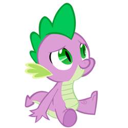 Size: 1024x1024 | Tagged: safe, artist:franpaz, imported from derpibooru, spike, cute, simple background, sitting, solo, spikabetes, transparent background