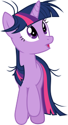 Size: 3000x5484 | Tagged: safe, artist:cloudy glow, imported from derpibooru, twilight sparkle, lesson zero, .ai available, messy mane, simple background, solo, transparent background, vector