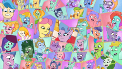 Size: 1920x1080 | Tagged: safe, imported from derpibooru, screencap, queen haven, earth pony, pegasus, raccoon, snail, unicorn, spoiler:g5, spoiler:my little pony: tell your tale, spoiler:tyts01e67, alpine aspen, cellphone, cherry prancer, dahlia, dapple, female, g5, jazz hooves, leaf (g5), luminous dazzle, male, mare, minty skylark, my little pony: tell your tale, onyx, paisley bluebell, pegasnail, phone, plum library, posey bloom, raccoonicorn, shiny sparks, smartphone, stallion, strawberry supreme, the rise and fall, thunder flap, zoom zephyrwing