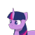 Size: 2000x2000 | Tagged: safe, artist:appul, imported from derpibooru, twilight sparkle, pony, unicorn, pixel art, smiling, snoot