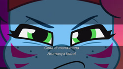 Size: 3072x1727 | Tagged: safe, imported from derpibooru, screencap, pony, unicorn, spoiler:g5, spoiler:my little pony: tell your tale, spoiler:tyts01e66, close-up, extreme close-up, female, friday night food fight, frown, g5, mare, misty brightdawn, my little pony: tell your tale, rebirth misty, solo