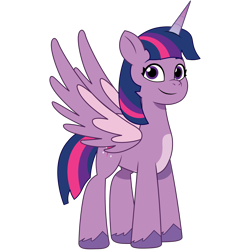 Size: 1800x1800 | Tagged: safe, alternate version, artist:prixy05, imported from derpibooru, twilight sparkle, alicorn, pony, g4, g4 to g5, g5, generation leap, my little pony: tell your tale, simple background, solo, transparent background, twilight sparkle (alicorn), vector