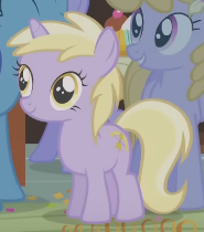 Size: 185x210 | Tagged: safe, imported from derpibooru, screencap, dinky hooves, drizzle, pony, unicorn, call of the cutie, season 1, cropped, female, filly, foal, g4, mare, solo focus, standing