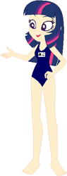 Size: 203x532 | Tagged: safe, artist:sturk-fontaine, imported from derpibooru, twilight sparkle, human, equestria girls, base used, clothes, g4, human coloration, school swimsuit, simple background, swimsuit, white background