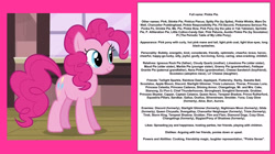 Size: 2048x1143 | Tagged: safe, artist:colmodo, imported from derpibooru, pinkie pie, earth pony, pony, biography, female, solo