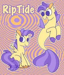 Size: 1000x1164 | Tagged: safe, artist:cosmicriff, imported from derpibooru, oc, oc:riptide, hybrid, disabled, parent:scootaloo
