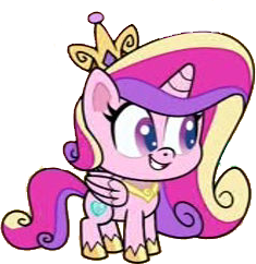 Size: 235x242 | Tagged: safe, artist:pascalmulokozi2, edit, edited screencap, imported from derpibooru, screencap, princess cadance, alicorn, pony, my little pony: pony life, what goes updo, spoiler:pony life s02e17, female, mare, not a vector, simple background, solo, transparent background