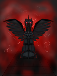 Size: 3000x4000 | Tagged: safe, imported from derpibooru, alicorn, pony, fallout equestria, armor, enclave, enclave armor