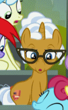 Size: 137x220 | Tagged: safe, imported from derpibooru, screencap, pony, unicorn, the washouts (episode), female, glasses, mare, unnamed character, unnamed pony