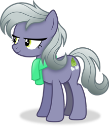 Size: 2887x3351 | Tagged: safe, artist:anime-equestria, imported from derpibooru, limestone pie, earth pony, alternate hairstyle, clothes, female, mare, scarf, simple background, smiling, solo, transparent background, vector