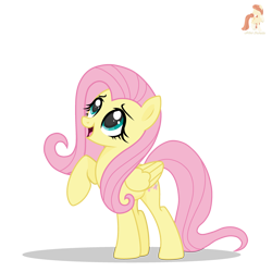 Size: 3000x3000 | Tagged: safe, artist:r4hucksake, imported from derpibooru, fluttershy, pony, g4, raised hoof, simple background, solo, transparent background