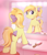 Size: 3400x4000 | Tagged: safe, artist:thebatfang, noi, earth pony, pony, alternate hairstyle, blushing, bow, brush, cute, dresser, female, filly, hair bow, hairbrush, looking at you, mirror, ponytail, ribbon, solo, stool, tail bow, weapons-grade cute