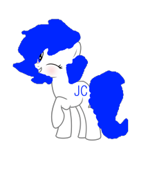 Size: 4634x5494 | Tagged: safe, artist:jc2000, imported from derpibooru, oc, oc only, oc:jc, earth pony, derpibooru community collaboration, 2024 community collab, base used, blushing, earth pony oc, one eye closed