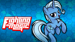 Size: 1920x1080 | Tagged: safe, artist:fimroots, imported from derpibooru, trixie, fighting is magic, splash art