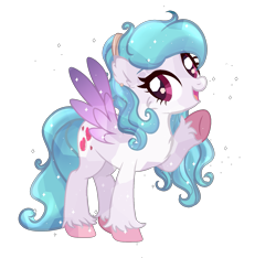 Size: 1581x1481 | Tagged: safe, artist:cottonheart05, imported from derpibooru, oc, oc:cotton heart, crystal pony, pegasus, pony, base used, female, mare, raised hoof, simple background, solo, white background