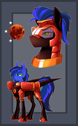 Size: 2982x4805 | Tagged: safe, artist:parrpitched, imported from derpibooru, oc, oc:guard cobalt flash, bat pony, bat pony oc, bat wings, bust, concave belly, fireheart76's latex suit design, large wings, latex, latex suit, portrait, prisoners of the moon, royal guard, rubber, rubber suit, wings