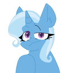 Size: 750x750 | Tagged: safe, artist:sketchy-pfps, edit, editor:strifesnout, trixie, pony, unicorn, female, mare, simple background, solo, transparent background