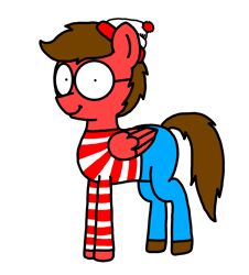 Size: 3023x3351 | Tagged: safe, artist:professorventurer, imported from derpibooru, oc, oc:professor venturer, derpibooru community collaboration, 2024 community collab, that was fast, waldo, wally, where's waldo, where's wally