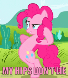 Size: 260x300 | Tagged: safe, edit, edited screencap, imported from derpibooru, screencap, pinkie pie, putting your hoof down, caption, image macro, imgflip, impact font, sassy, text