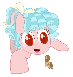 Size: 6372x6764 | Tagged: safe, artist:izzy64, imported from derpibooru, cozy glow, oc, oc:dust bunny, earth pony, pony, earth pony oc, micro, simple background, solo, tiny, tiny ponies, transparent background